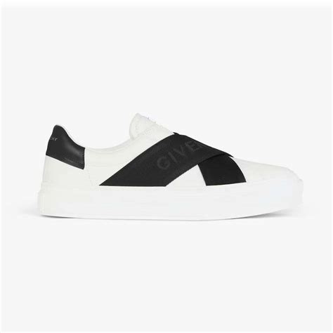 givenchy sneakers in leather with webbing|givenchy city men's sneakers.